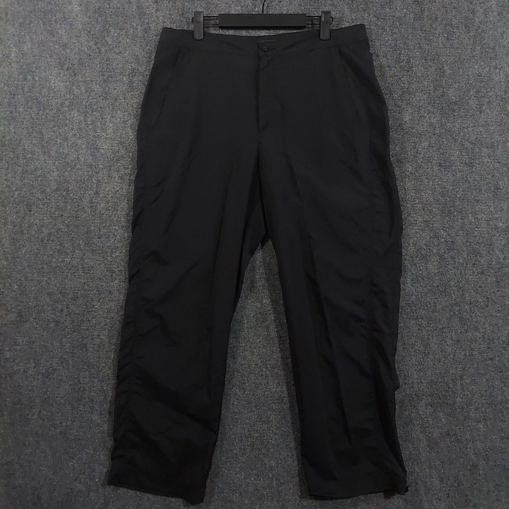 Royal Robbins Pants Womens 16 Black Chino Lightweight Stretch Quick Dry 34x28